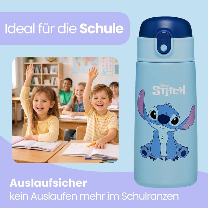Seven Lilo &amp; Stitch Trinkflasche, Thermosflasche, Wasserflasche, Thermosflasche aus Edelstahl, BPA-f