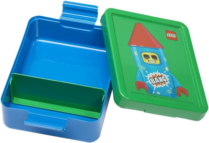 Room Copenhagen LEGO LUNCH SET – ICONIC Design, Spassig &amp; Funktional – 390 ml Flasche und Brotdose f