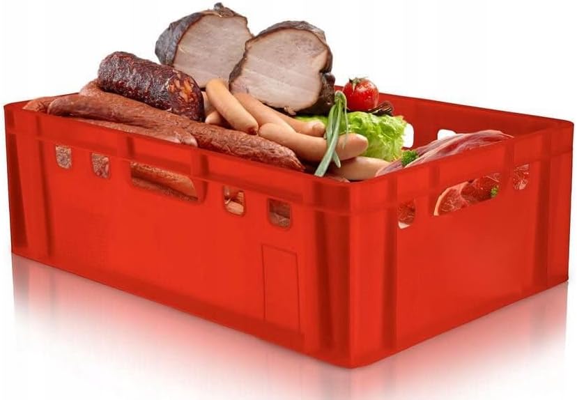 BirnePower Fleischerkiste Fleischkiste Eurofleischerkiste E2 Stapelkiste Kiste Eurobox Lagerkiste Me