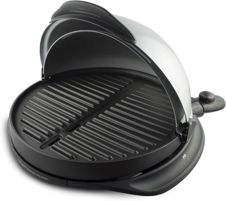 Elektrisches Barbecue 2 in 1 mit einem Fuss und auf dem Tisch von Senya, Grillfläche 40 cm, Platte a