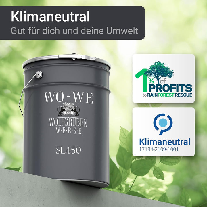 WO-WE 2K Poolfarbe Poolbeschichtung Schwimmbadfarbe - Steingrau wie RAL 7030-5Kg RAL7030 - Steingrau