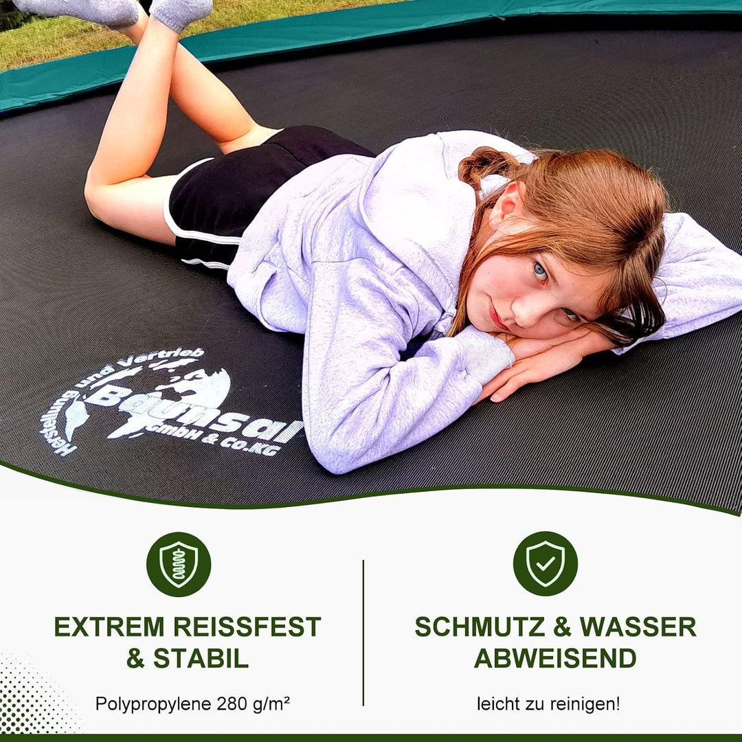 Baunsal® Trampolin Sprungtuch Ø 183 185 244 250 275 277 300 305 366 370 335 337 396 400 427 430 457