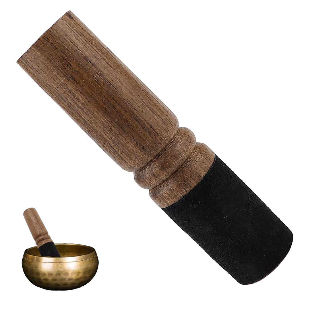 FERCAISH Holz Klangschale Schläger, Tibetische Klangschalen Holzhammer, Meditationsschale Schlägel,