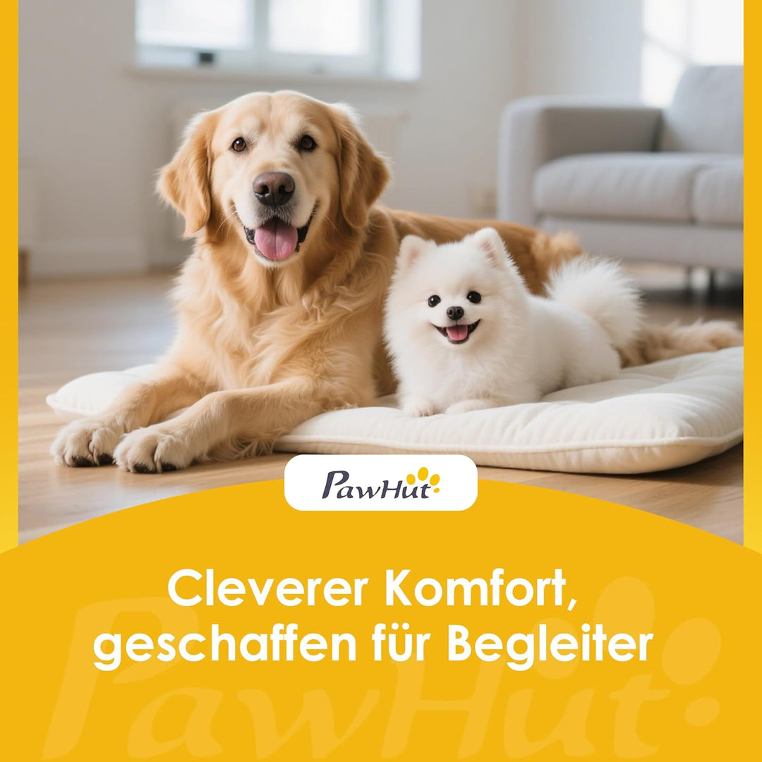 PawHut Treppenschutzgitter Absperrgitter Hund Schutzgitter ohne Bohren 76-82 x 76 cm Türschutzgitter