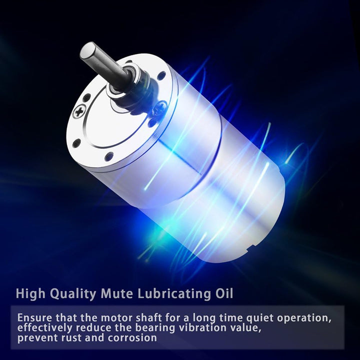 Greartisan DC 12V 10RPM Getriebemotor Hohe Drehmoment Elektrische Mikrodrehzahl Reduktion Getriebemo