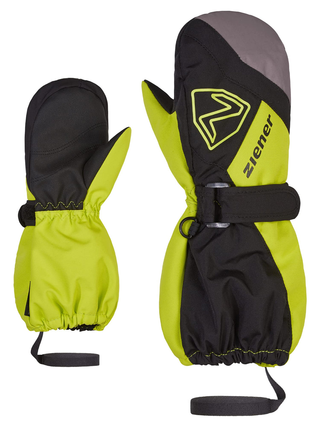 Ziener Unisex Baby Laurus Mitten Ski-Fäustling/Winter | wasserdicht, Lange Stulpe, reflektierend 110