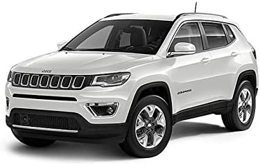 Fussmatten für Jeep Compass ab 2016 - passgenau, rutschfest, Absatzschoner aus verstärktem Gummi, Ve