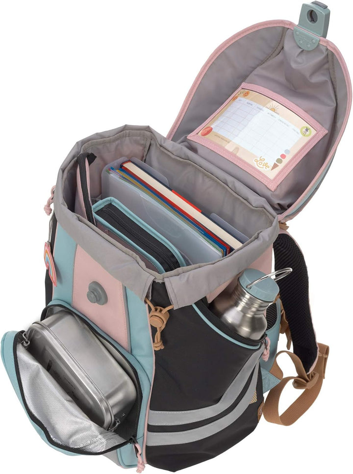 LÄSSIG Einzigartig Rucksack, Einheitsgrösse Rose/Blue/Black, Rose/Blue/Black