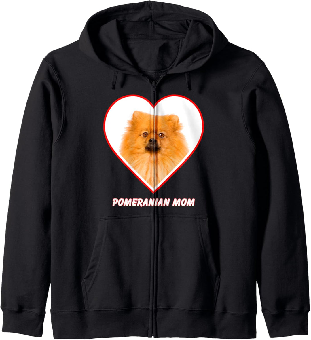 Pomeranian Dog Mom Kapuzenjacke