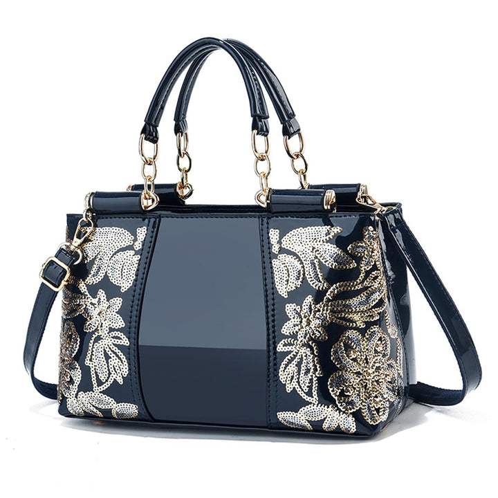 NICOLE&amp;DORIS Handtasche Damen Schultertasche Mode Frauen Umhängetasche Lackleder Handtasche Damen Sh