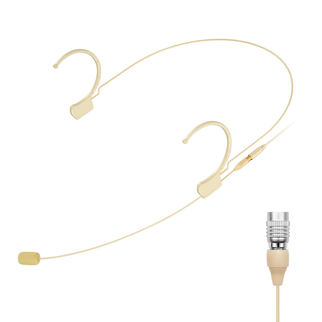 KIMAFUN Headset Mikrofon Professionelles Ohrhörer-Kondensatormikrofon zum Über-Ohr-Hängen, Kompatibe