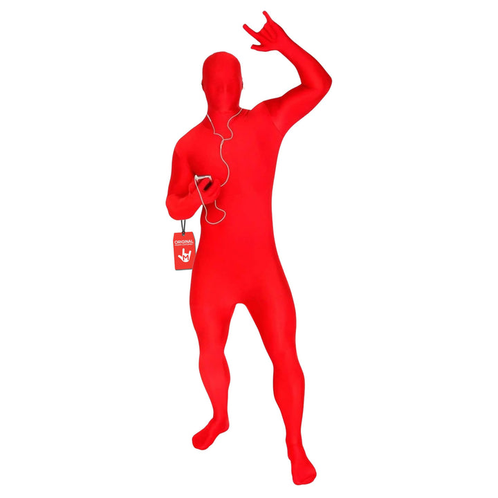 Morphsuits STSRE2 zweite Haut Kostüm- Ganzkörperkostüm, Unisex – Erwachsene, Rot, XXL XXL Rot, XXL R