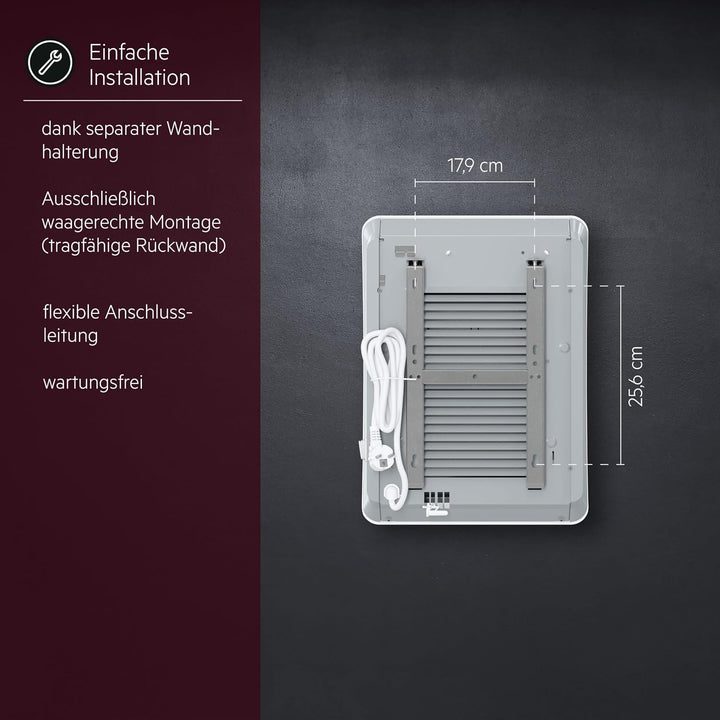 AEG VH Comfort, Heizlüfter energiesparend, 2000 W für ca. 25 m², LCD Display, Wochenzeitschaltuhr, 1