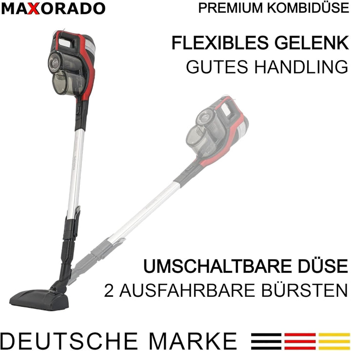 Staubsauger Komfort Kombidüse kompatibel mit Philips Speedpro Max Aqua Ersatzteil Zubehör Bodendüse