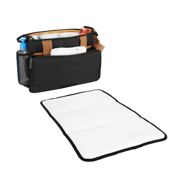 Badabulle Easy Travel Kinderwagen-Organizer, Kinderwagentasche und Buggy Organizer, inkl. Wickelunte