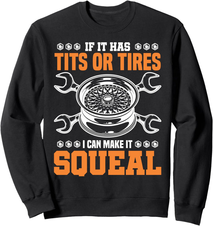 Autoreifen quietschen für Mechaniker Sweatshirt