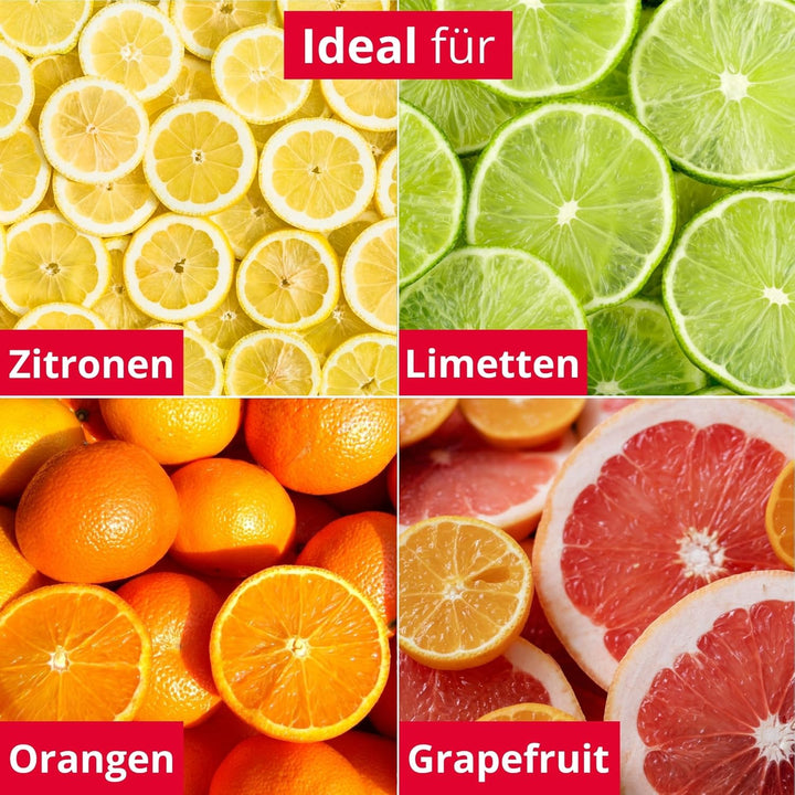 Westmark Zitrus- und Orangenpresse, Fassungsvermögen: 250 ml, Glas, Transparent, 30822260, Glas, Tra