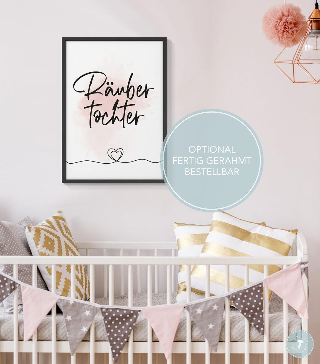Papierschmiede® Kinderposter in 30x40 cm, Wanddeko für Kinderzimmer oder Spielecke, Geschenk für Mäd