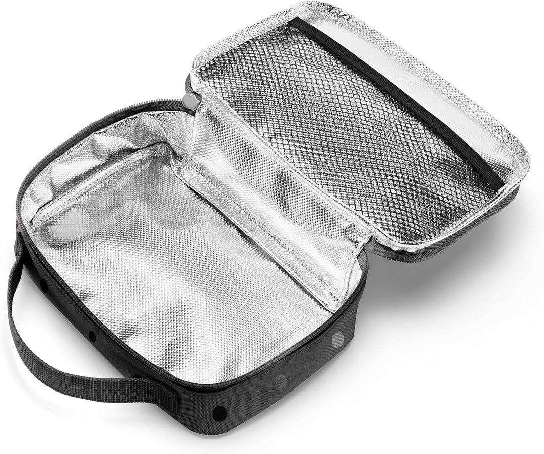 reisenthel thermocase Glossy dots Black – Kleine Kühltasche für Kosmetik, Medikamente, Snacks u. v.