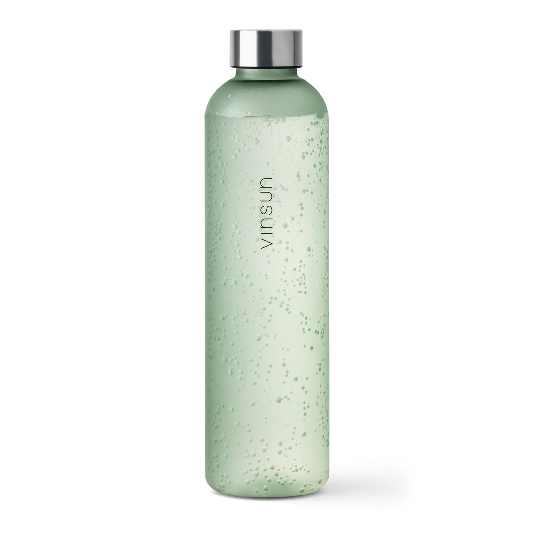 VINSUN Trinkflasche 650ml, 1000ml, 1500ml - auslaufsicher, Kohlensäure geeignet, BPA frei, Tritan -