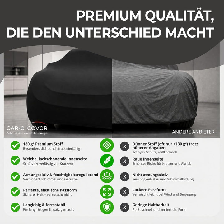 Car-e-Cover, Autoschutzdecke Perfect Stretch, elegant formanpassend, atmungsaktiv für den Innenberei