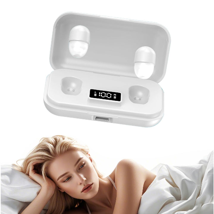 Xmenha Mini in Ear Schlaf Kopfhörer Bluetooth Klein Kabellos Unsichtbare Kopfhörer zum Schlafen für