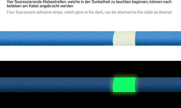 Kabelmeister Typ 2 Ladekabel | 5m - blau | 11 kW - für Elektro- und Hybridfahrzeuge - 16A | 3-Phasig