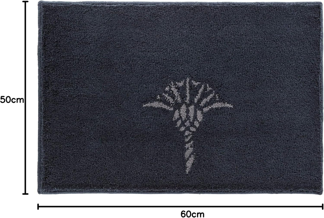 Joop! Badteppiche Cornflower 65 schwarz - 015 50 x 60 cm (Rechteckig), 50 x 60 cm (Rechteckig)