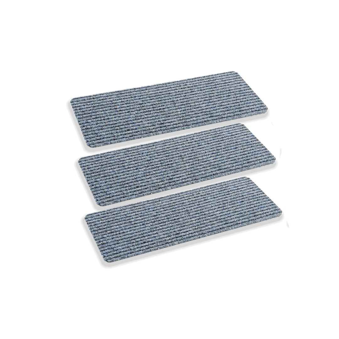Astra Fussmatte innen Silber Schmutzfangmatte rutschfest – Türmatte 25x60 cm 3er Set wasserabweisend