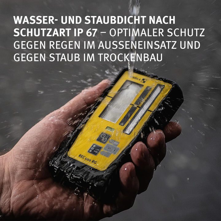 STABILA Empfänger REC 500 RG, Receiver für Rotations- und Linienlaser, für rote und grüne Laserstrah