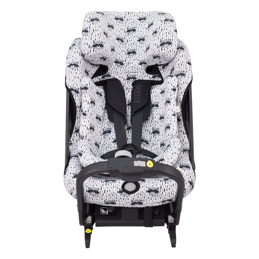JYOKO KIDS Bezug für Autositz kompatibel mit Axkid One (Raccoon), Raccoon