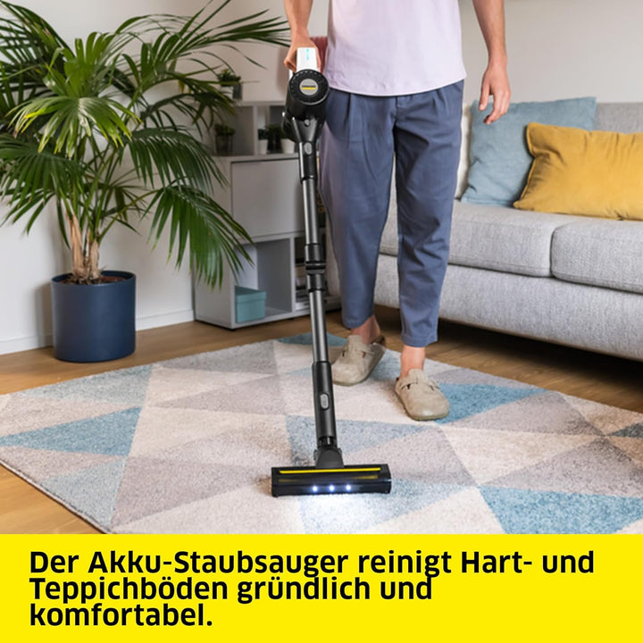 KÄRCHER Akku-Staubsauger VCS 3 Nano Flex, Motor: 300 Watt, Laufzeit: bis zu 50 min., leise, Saugrohr