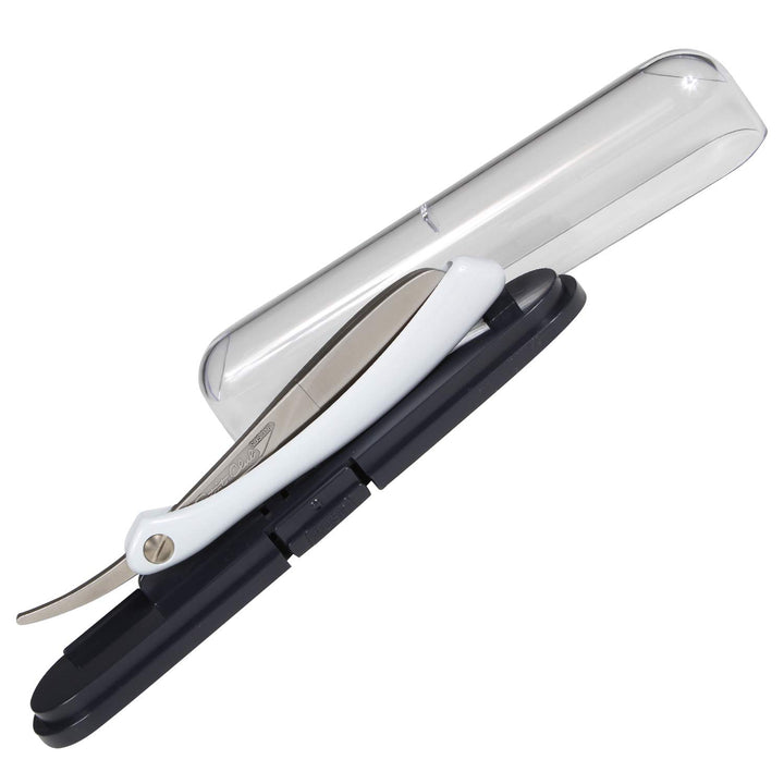 Feather Artist Club DX Series Stainless Steel Arm Faltbarer Rasierer mit Perlengriff