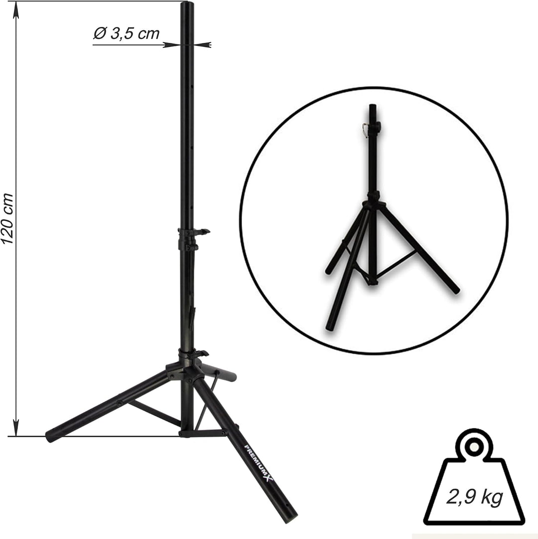 PremiumX Camping Satelliten-Anlage Mobile Antenne im Koffer Single LNB TV SAT-Finder 10m Koaxial-Kab