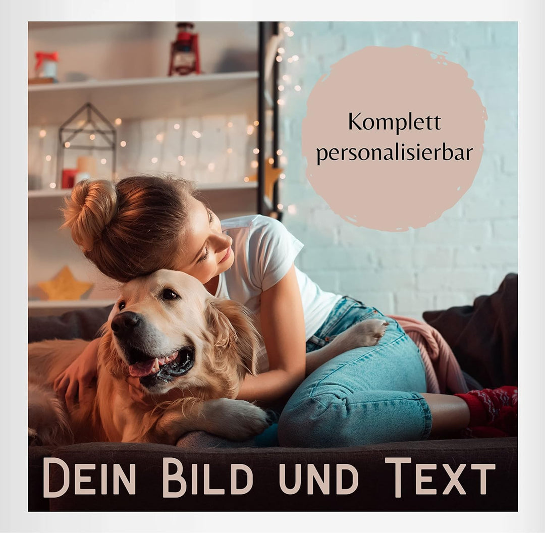 Tasse Tassen 325ml - eigenem - Foto Bild Geschenk I Dein Bild und Text - 325 ml - Bordeauxrot - foto