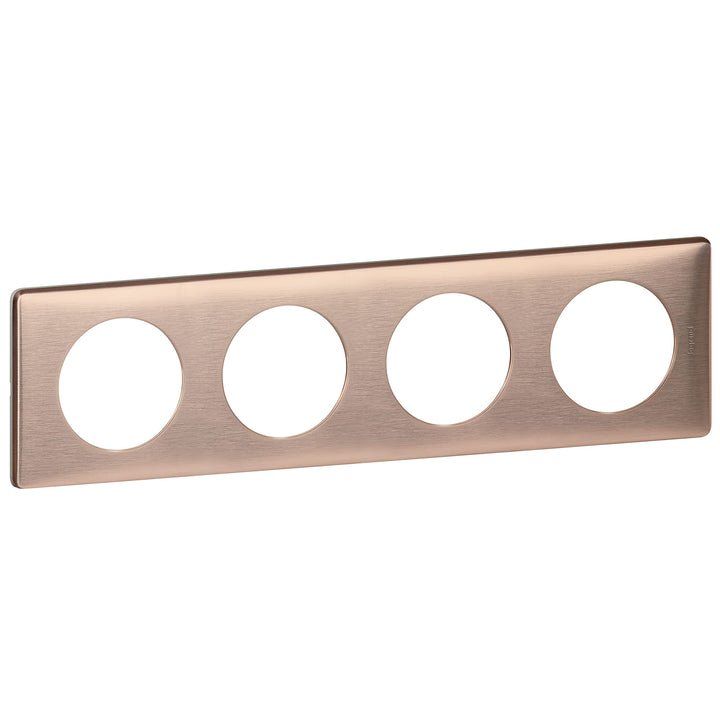 Legrand céliane Lichtregler LEG68994 Platte 4-copper, Metall 4 Stellen Métal Copper, 4 Stellen Métal