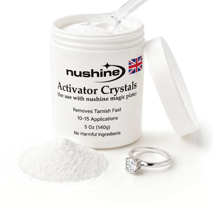 Nushine Aktivator-Kristalle 140 g (zur Verwendung mit Magischer Reinigungs-Platte)