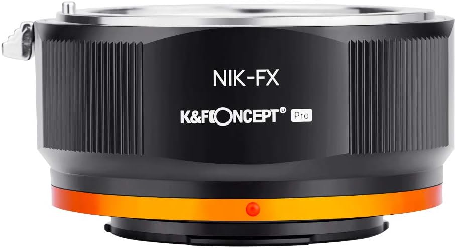 K&amp;F Concept M11115 Nikon-FX Hochpräziser Adapterring Objektivadapter für Nikon AI/F Mount Lens to Fu