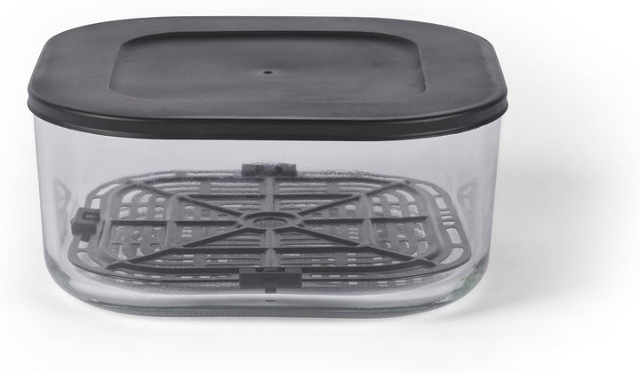 Salter Crisp &amp; Go Heissluftfritteuse tragbar, 4-L-Glasbehälter, 1500 W
