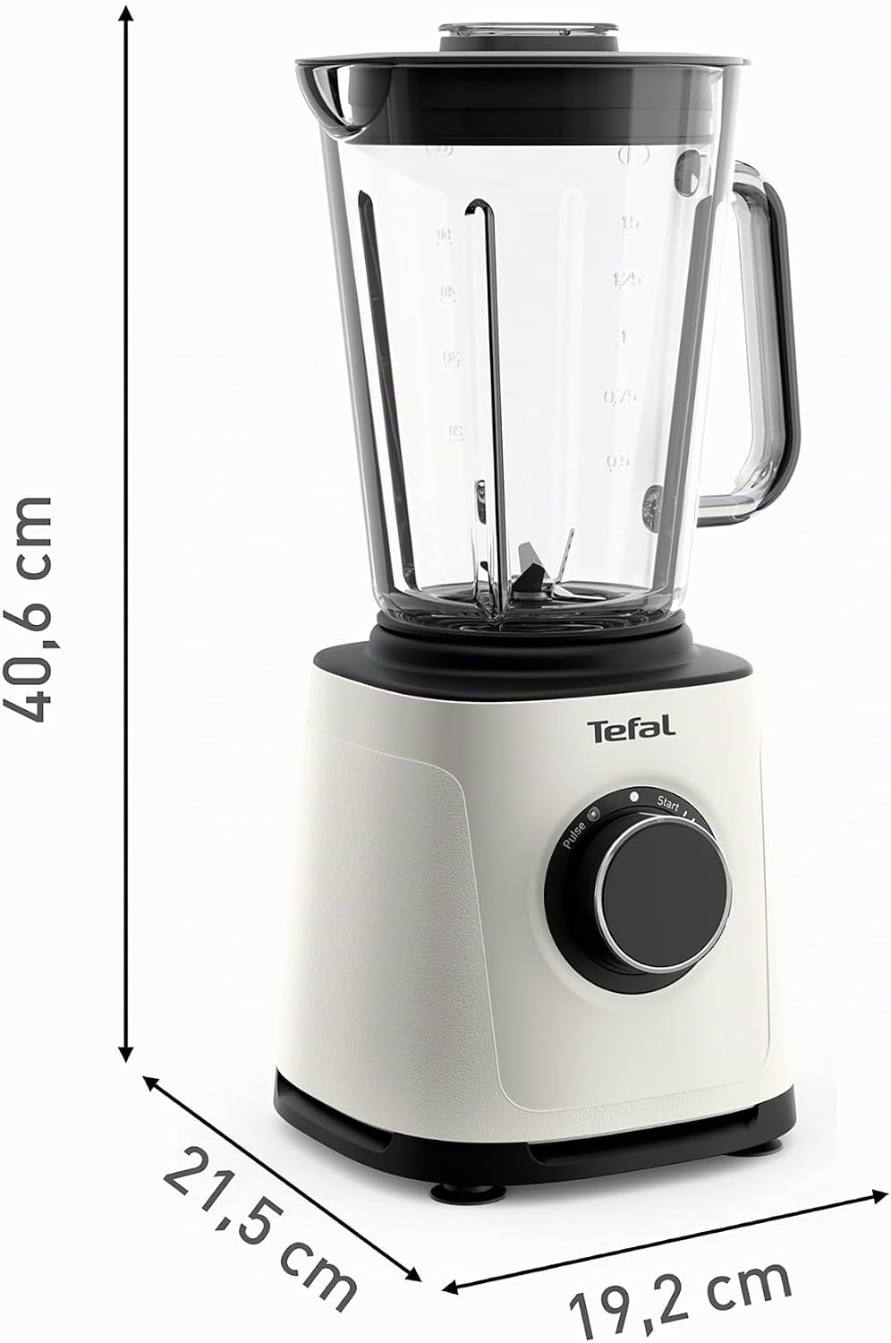 Tefal PerfectMix Essential Hochgeschwindigkeits-Standmixer, 1200 W | Powelix-Klingen-Technologie, 28