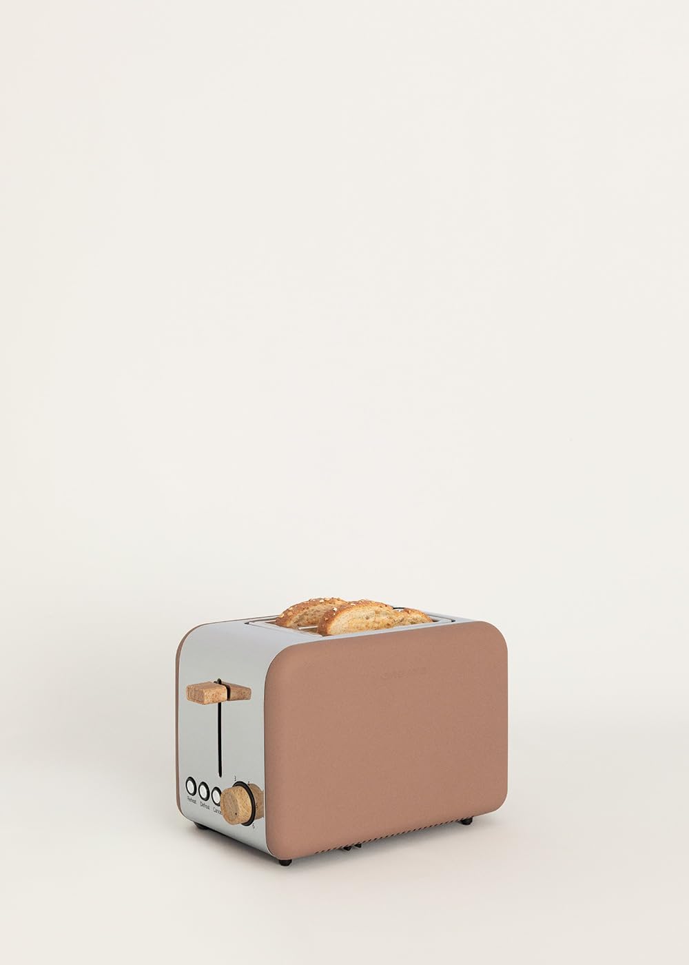 CREATE/TOAST RETRO/Toaster Mokka / 6 Leistungsstufen, Krümelschublade, Thermostat, Auftauen, Aufwärm