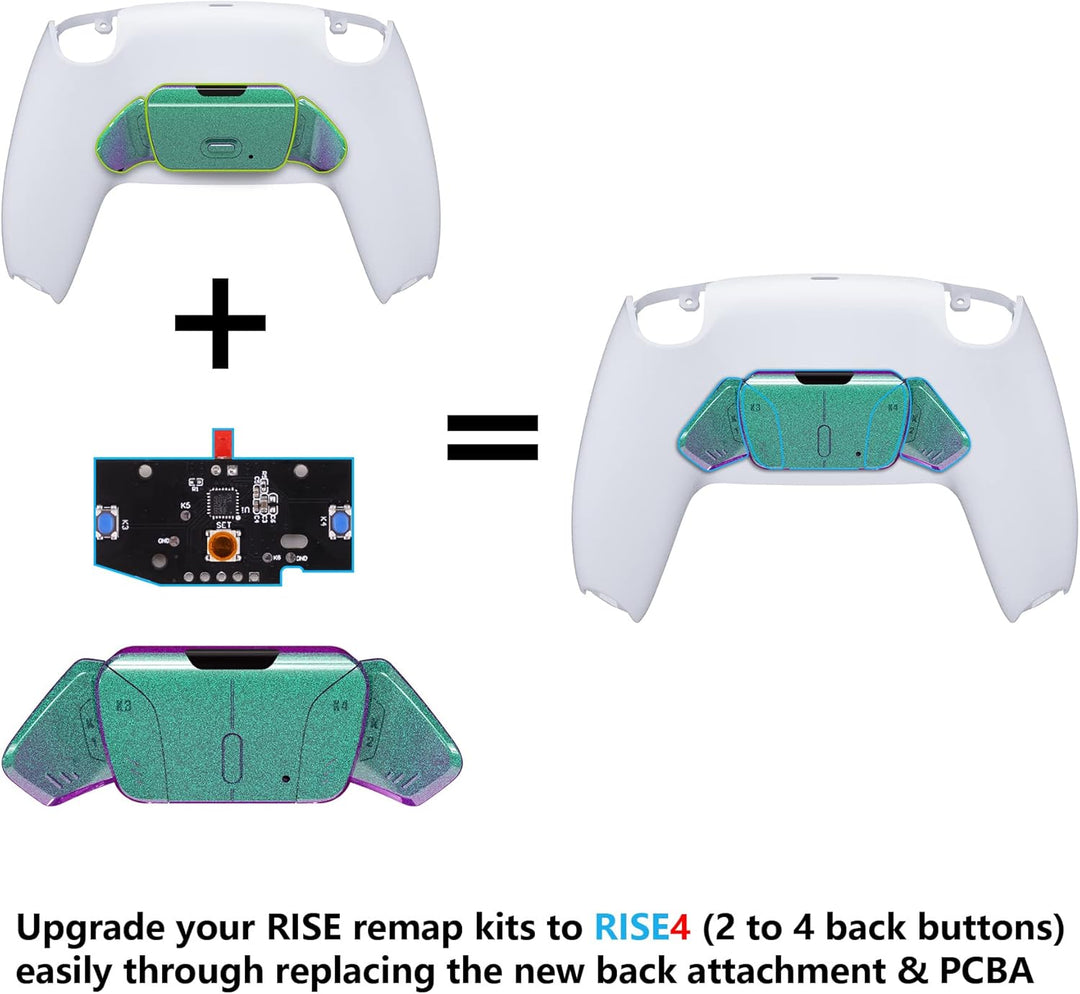 eXtremeRate RISE4 Ersatz Rück Paddles&amp;Remapper Board für ps5 Controller Rise/RISE4 Remap Kit, Austau