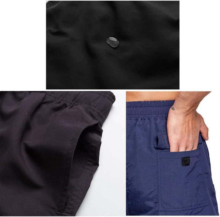 JustSun Badehose Herren Schnelltrocknend Boardshorts mit Mesh-Futter und Verstellbarem Tunnelzug XXL