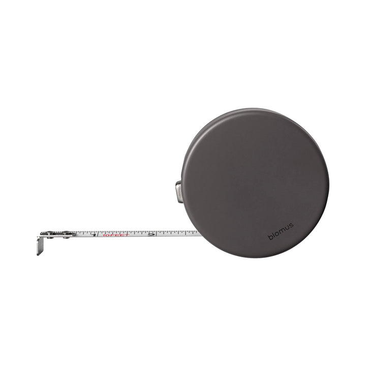blomus -Gents- Bandmass, Stylisches Design, Automatischer Rücklauf, Maximal Länge 3 M, 10Ft, 6,5 Cm,