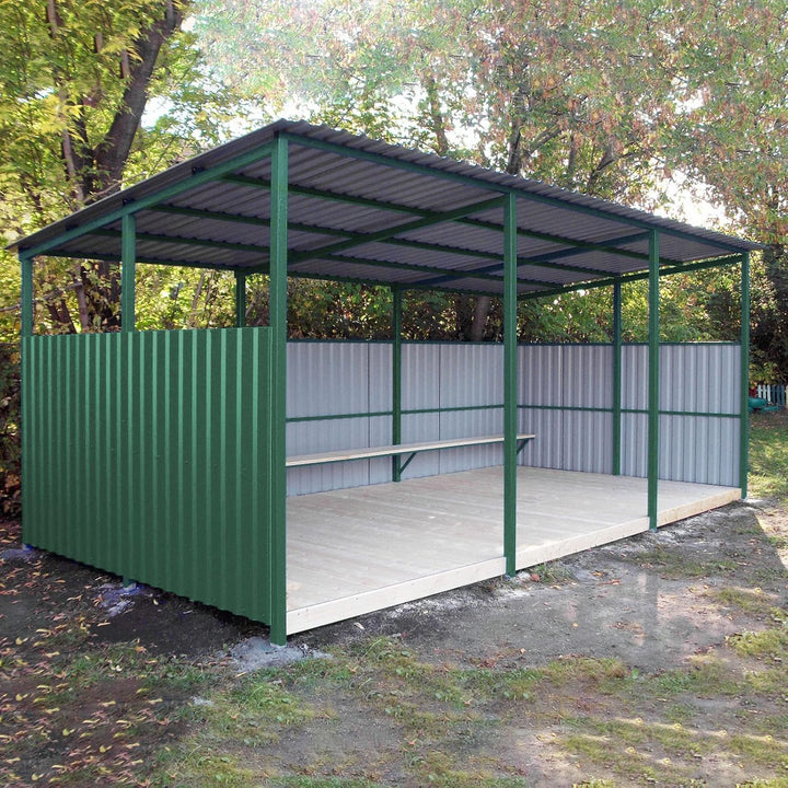 Mondeer Trapezbleche, 24 Stück Wellblechplatten für dach, 115 x 45 cm, 12m², Geeignet für Carportdäc