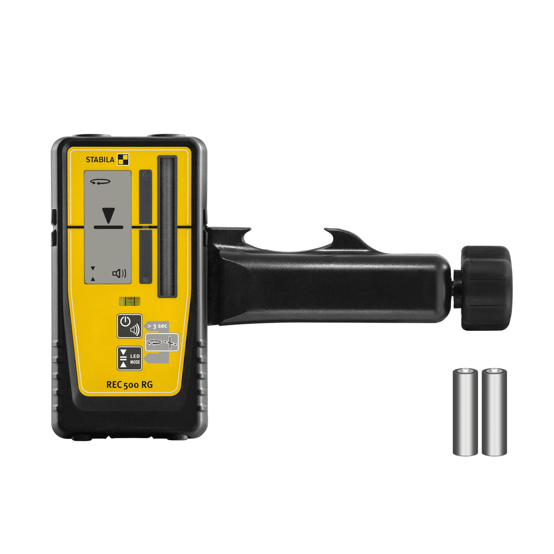STABILA Empfänger REC 500 RG, Receiver für Rotations- und Linienlaser, für rote und grüne Laserstrah
