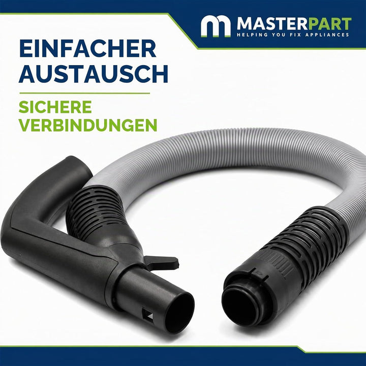 Masterpart Ersatz-Staubsaugerschlauch kompatibel mit Miele S7, U1 Handstaubsaugern Passend für alle