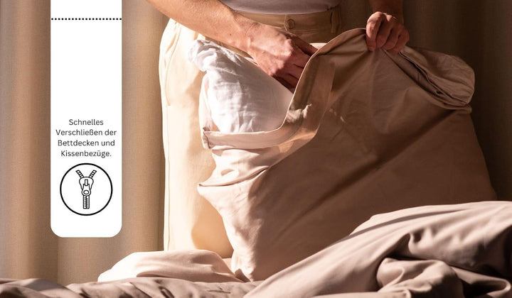 Mako-Satin-Bettwäsche Dessin 6383 türkis 02, 155x220 cm + 80x80 cm Türkis 155x220 Sonstige Muster, T