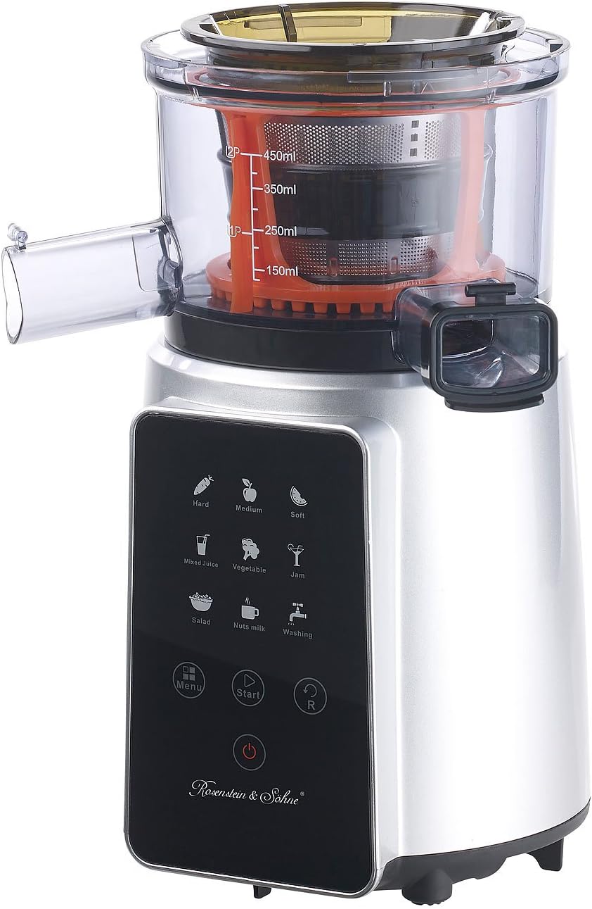 Rosenstein &amp; Söhne Zubehör zu Gemüsehobel: Sorbet- und Eis-Aufsatz, passend für Slow-Juicer DSJ-200