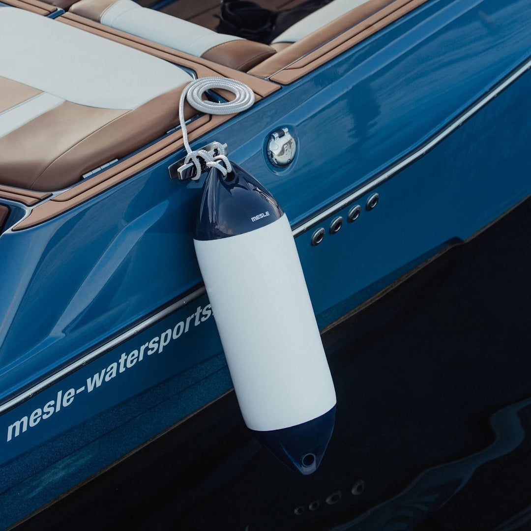 Mesle Fenderleine mit Auge 4er Set, Seil für Fender Boot, Festmacherleine, Seil am Bootsfender befes